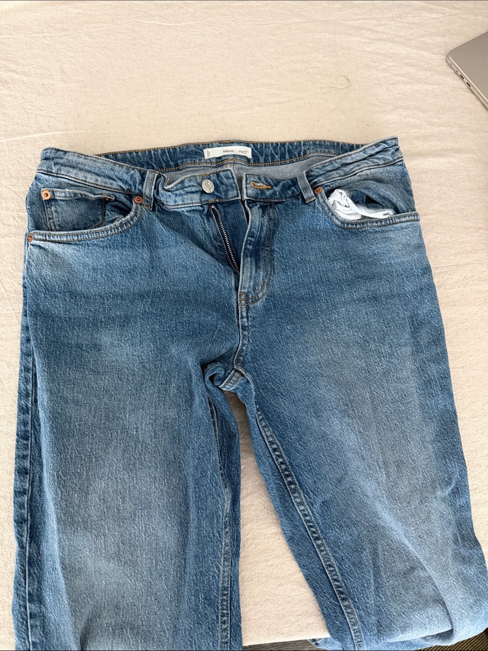 MANGO MNGO straight leg jeans
